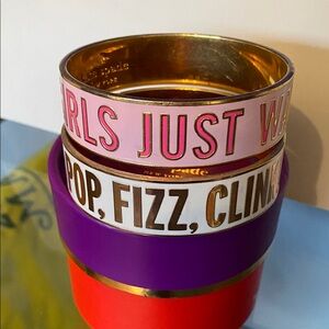 Kate Spade vintage gold Bangles